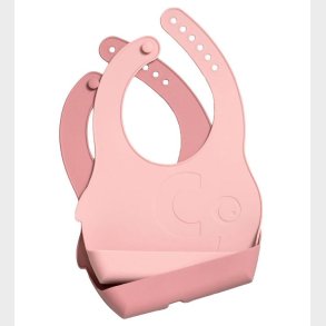 Sebra Silikone Hagesmk - 2-pak - Blossom Pink