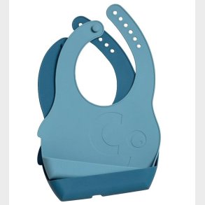 Sebra Hagesmk - Silikone - 2-pak - Vintage Blue