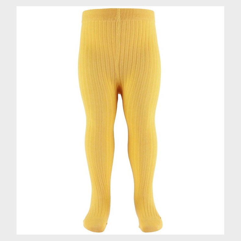 Melton Strmpebukser - Rib - Yolk Yellow