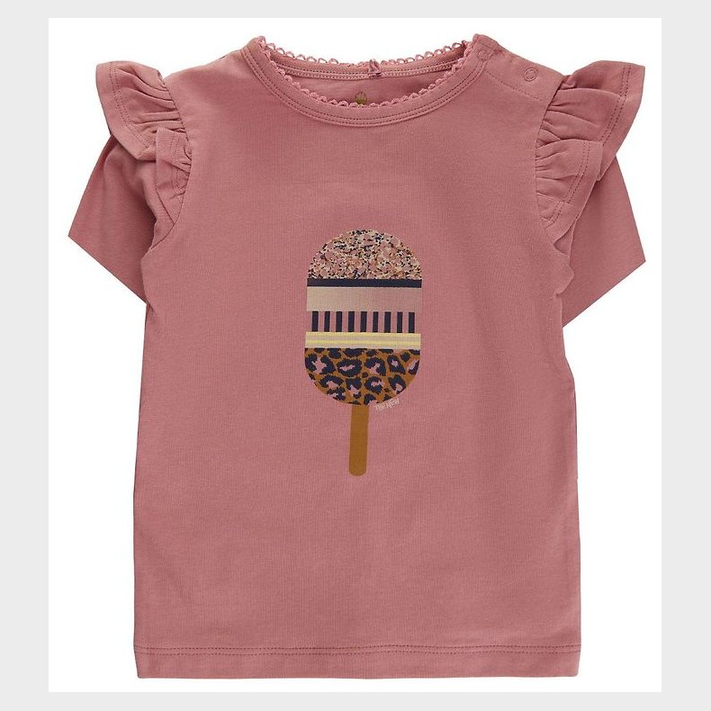 The New Siblings T-shirt - Cilly - Dusty Rose