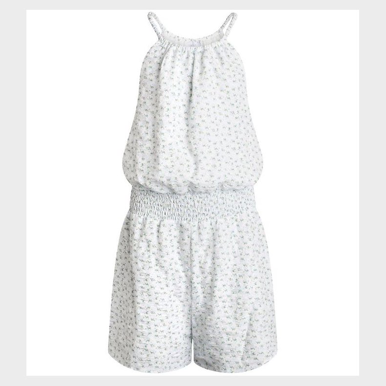 Grunt Buksedragt - Zennia - Hvid m. Lysebl