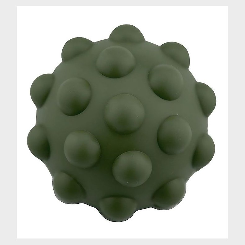 Tiny Tot Bold - Sensory Silicone Fidget Ball - 10 cm - Armygr�n