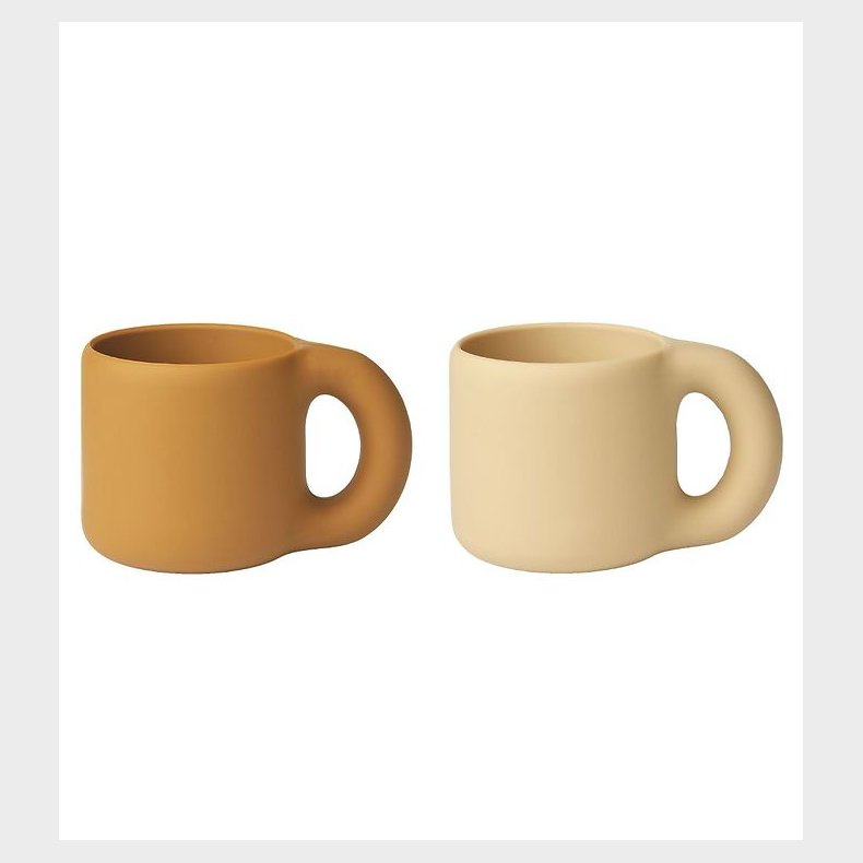 Liewood Kopper - 2-pak - Silikone - Kylie - Golden Caramel/Safar