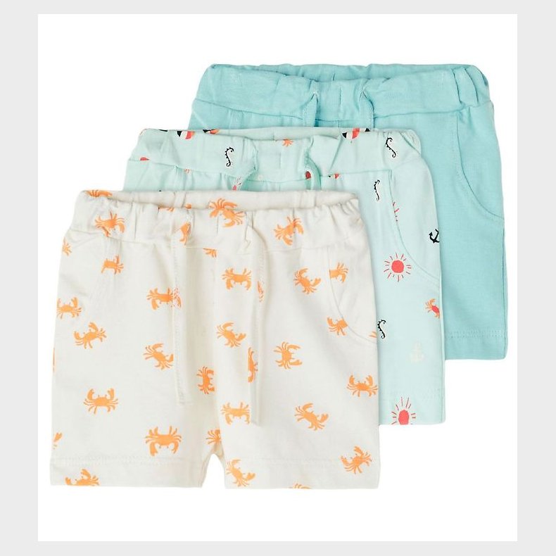 Name It Shorts - NbmJoe - 3-pak - Glacier