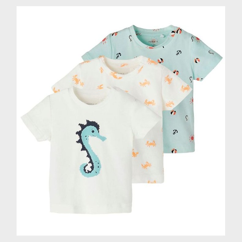 Name It T-shirt - NbmJoe - 3-pak - Glacier