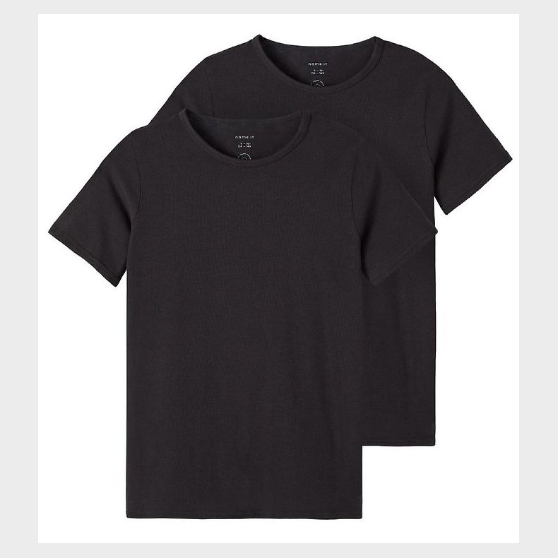 Name It T-shirt - Noos - NkmT-shirt - 2-pak - Sort
