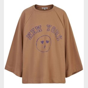 Cost:Bart Sweatshirt - CBSol - Oversize - Tigers Eye m. Lilla