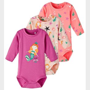 Name It Bodyer l/ - NbfOcean - 3-pak - Peach Whip