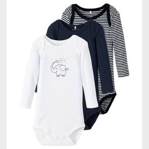 Name It Body l/ - Noos - NbnBody - 3-pak - Dark Sapphire