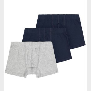 Name It Boxershorts - Noos - NkmTights - 3-pak - Grey Melange