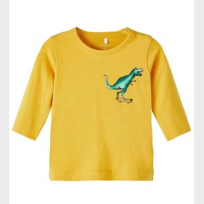 Name It Bluse - NbmBaba - Spicy Mustard m. Dino