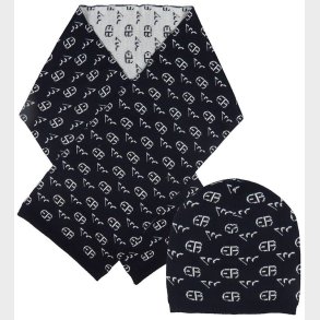 Emporio Armani Gaveske - Hue/Halstrklde - Uld - Blue Navy