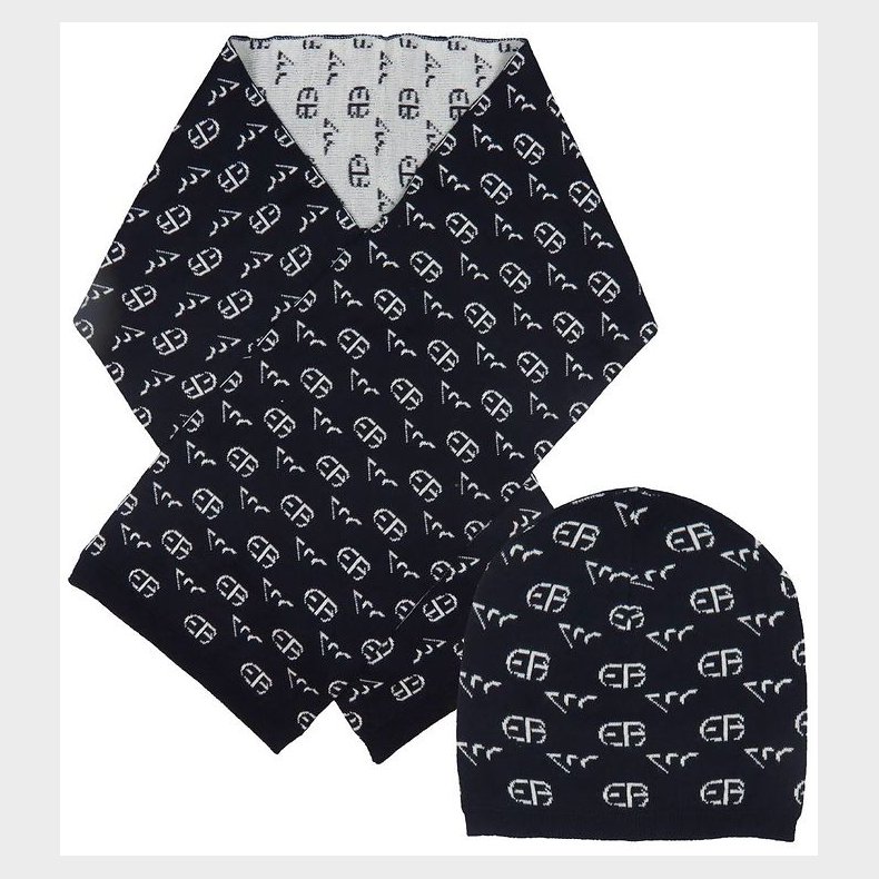 Emporio Armani Gaveske - Hue/Halstrklde - Uld - Blue Navy