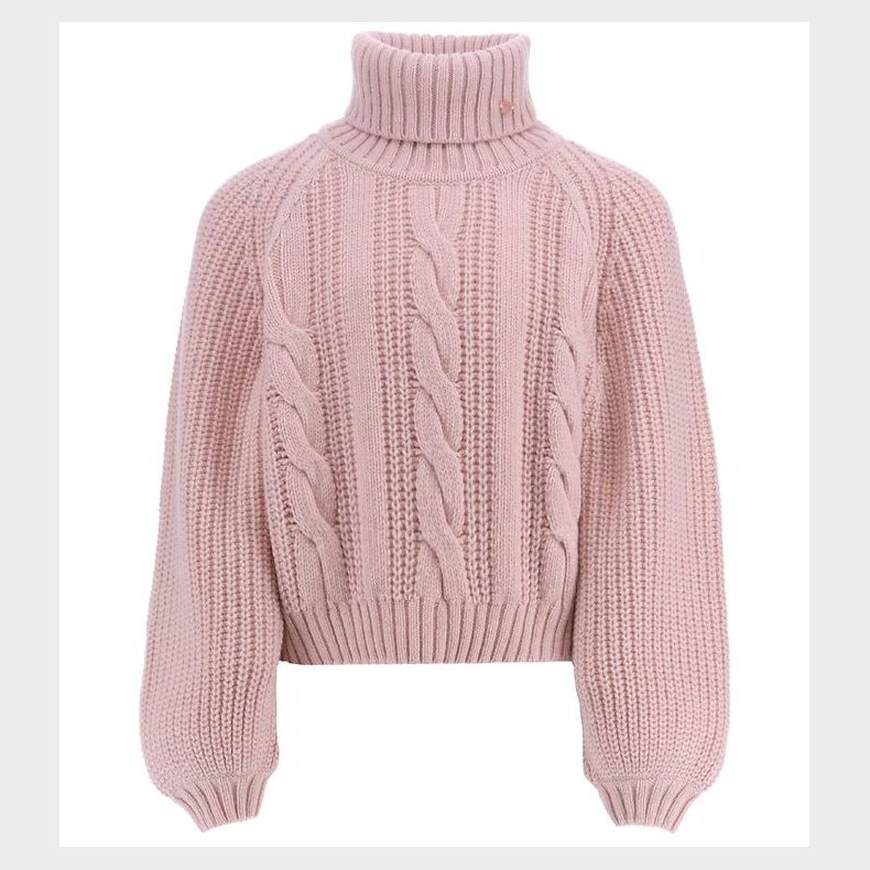 Emporio Armani Bluse - Strik - Uld - Rosa Brunito