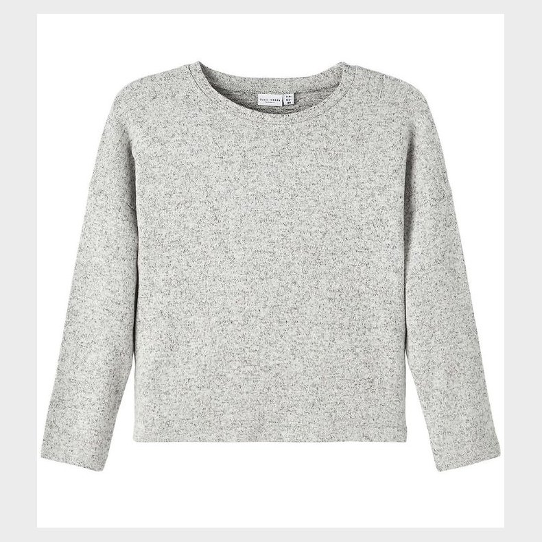Name It Bluse - Strik - Noos - NkfVicti - Grey Melange