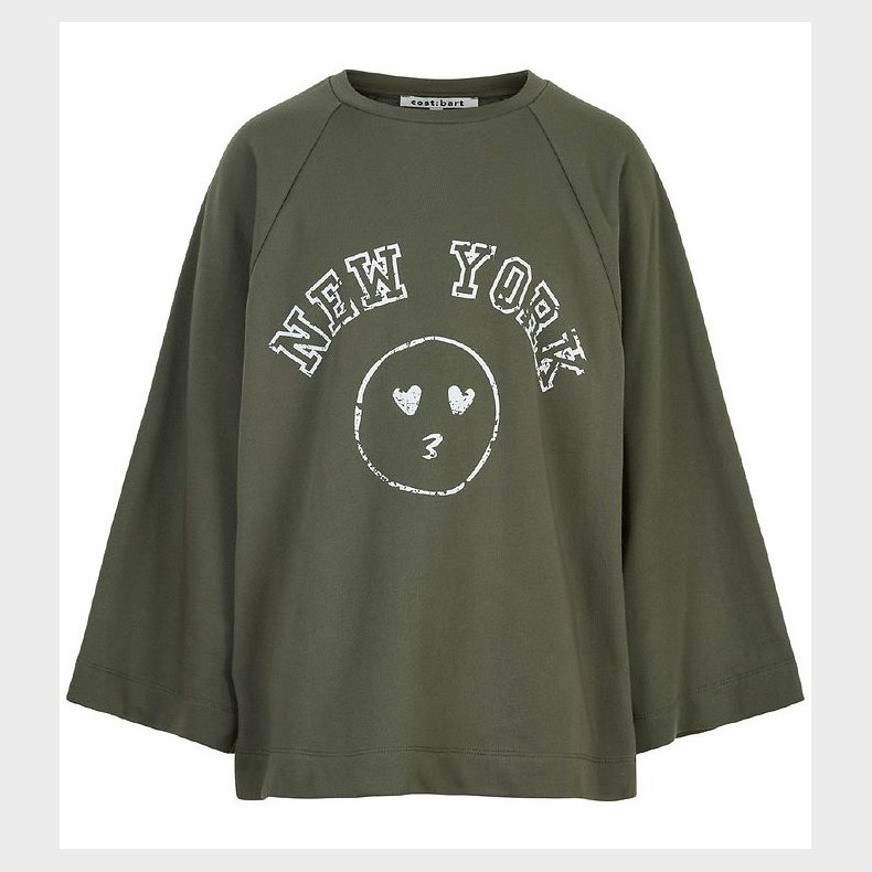 Cost:Bart Sweatshirt - Oversize - CBSol - Deep Lichen Green