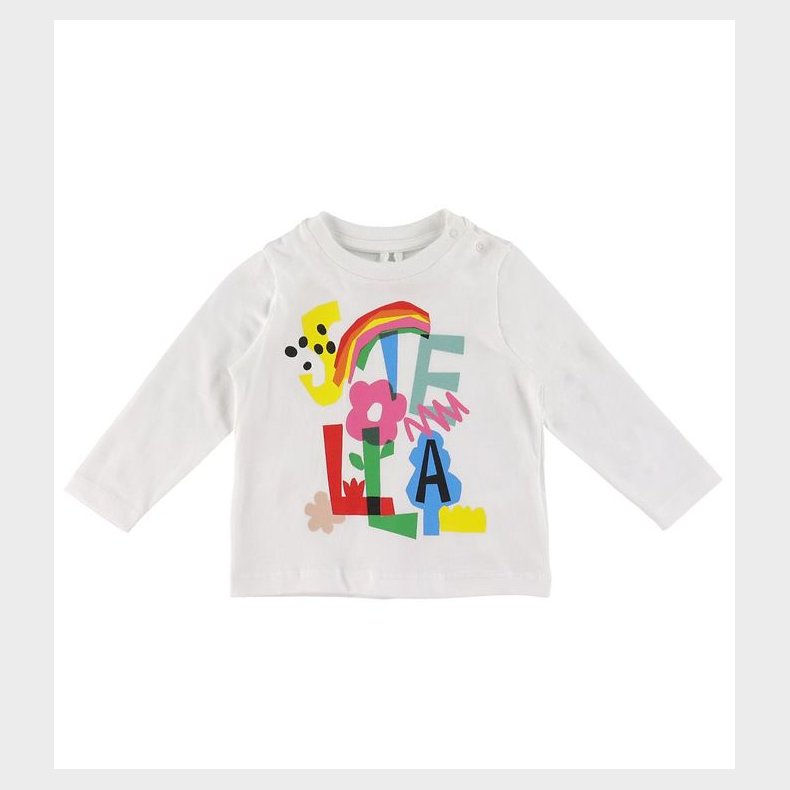 Stella McCartney Kids Bluse - Hvid m. Print