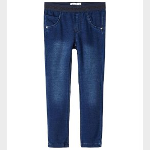 Name It Leggings - Noos - NmfSalli - Dark Blue Denim/Dark Sapphi