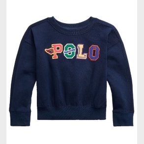 Polo Ralph Lauren Sweatshirt - Navy m. Tekst