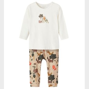 Name It St - Bluse/Bukser - NbmNaem - White Alyssum