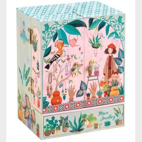Djeco Smykkeskrin m. Musik - Tr� - Musik Box