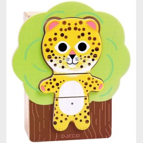 Djeco Puslespil - Tr - 18 Brikker - Abra