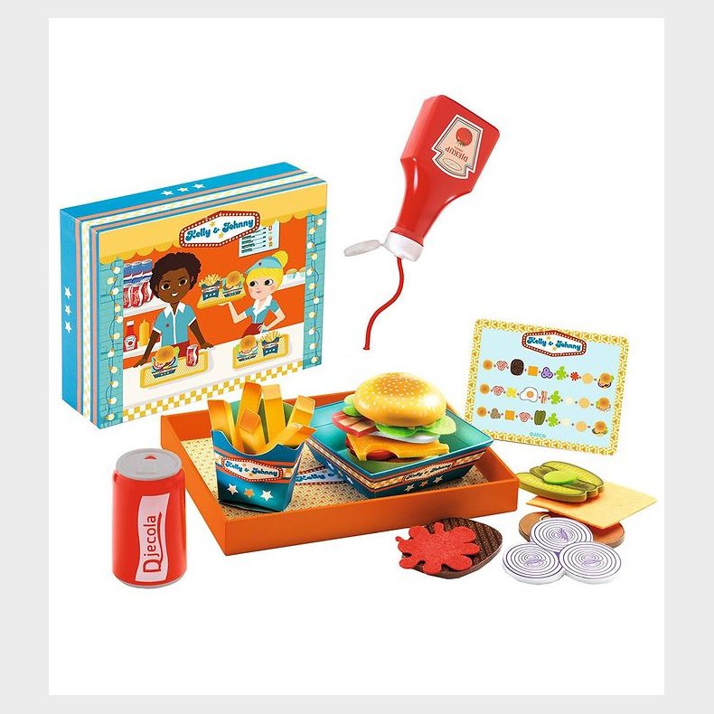 Djeco Leget�j - Tr� - Burger Menu