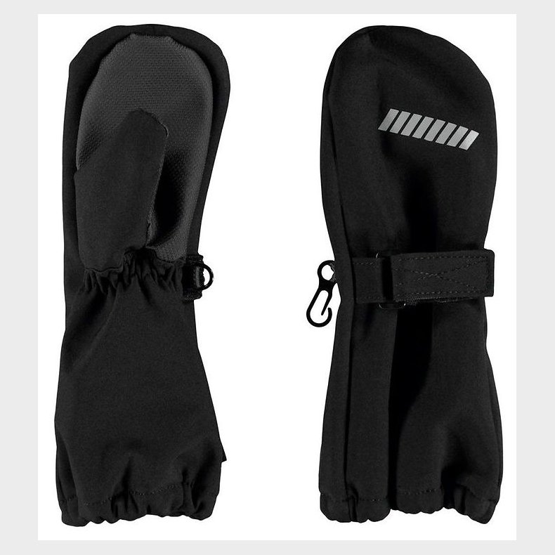 Name It Softshellluffer m. Fleece - Noos - NmnAlfa - Sort