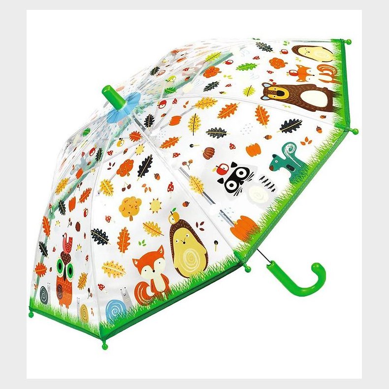 Djeco Paraply til Brn - Skovens Dyr