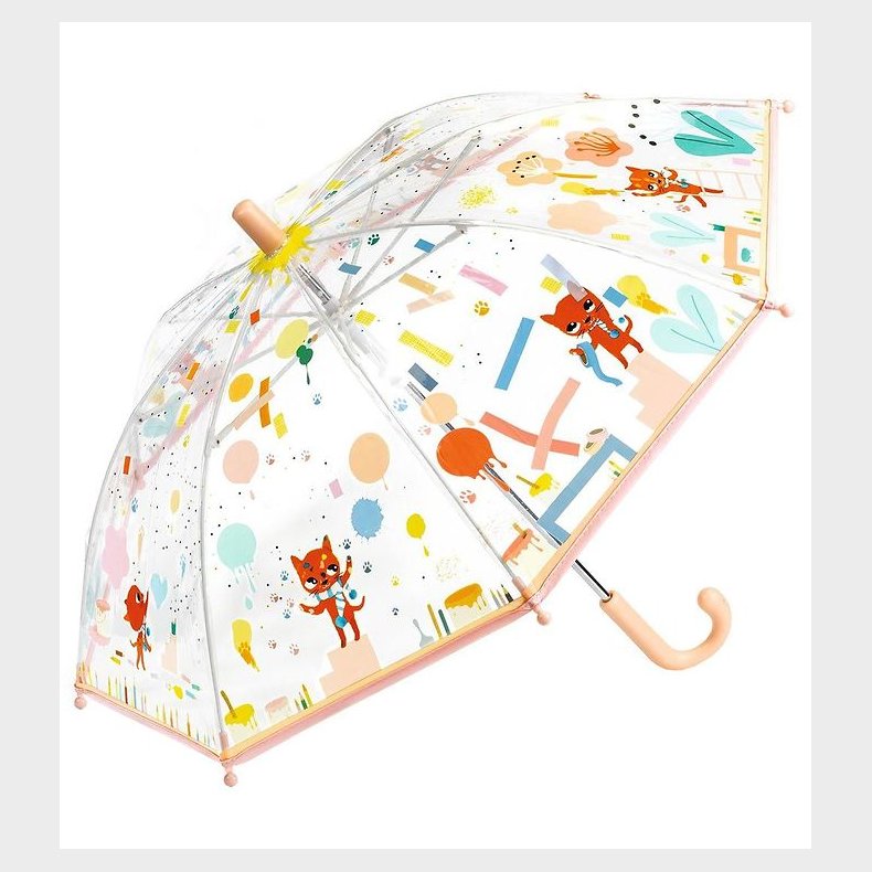 Djeco Paraply til Brn - Lyserd