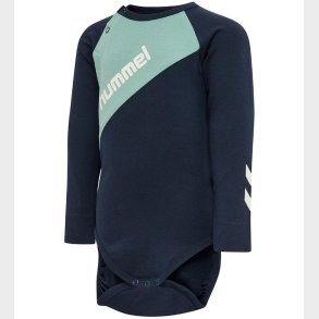 Hummel Body l/ - HmlSeoul - Navy m. Lysebl