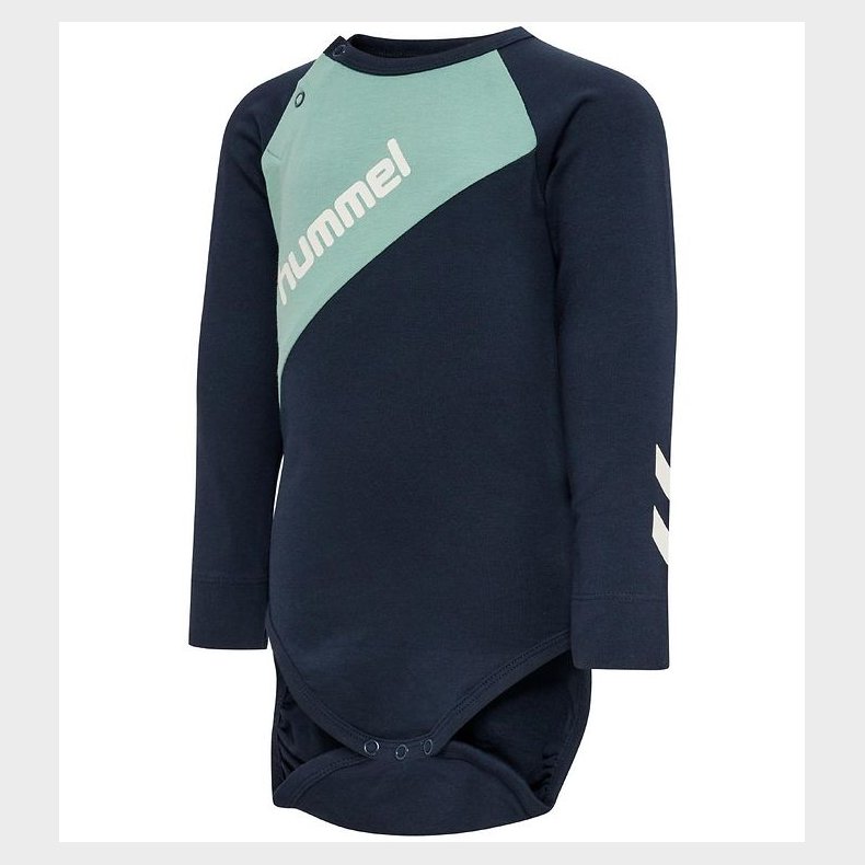 Hummel Body l/ - HmlSeoul - Navy m. Lysebl