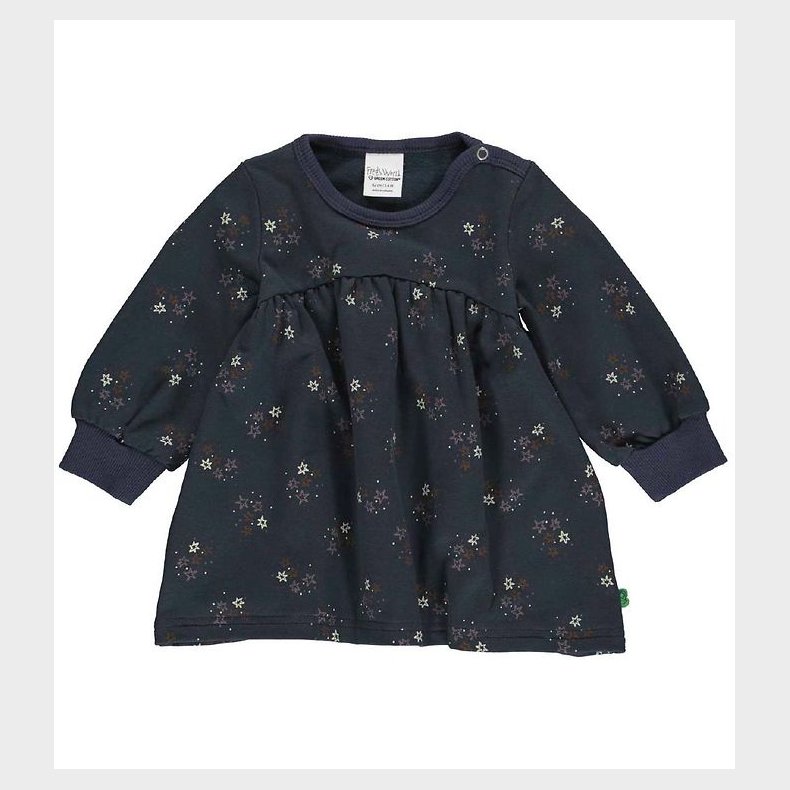 Freds World Sweatkjole - Star - Night Blue m. Print