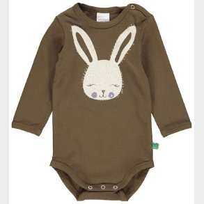 Freds World Body l/ - Rabbit Font - Brown Mist m. Print