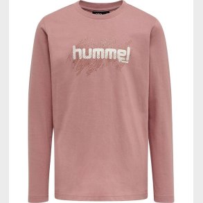 Hummel Bluse - hmlAsta - Wood Rose m. Hvid