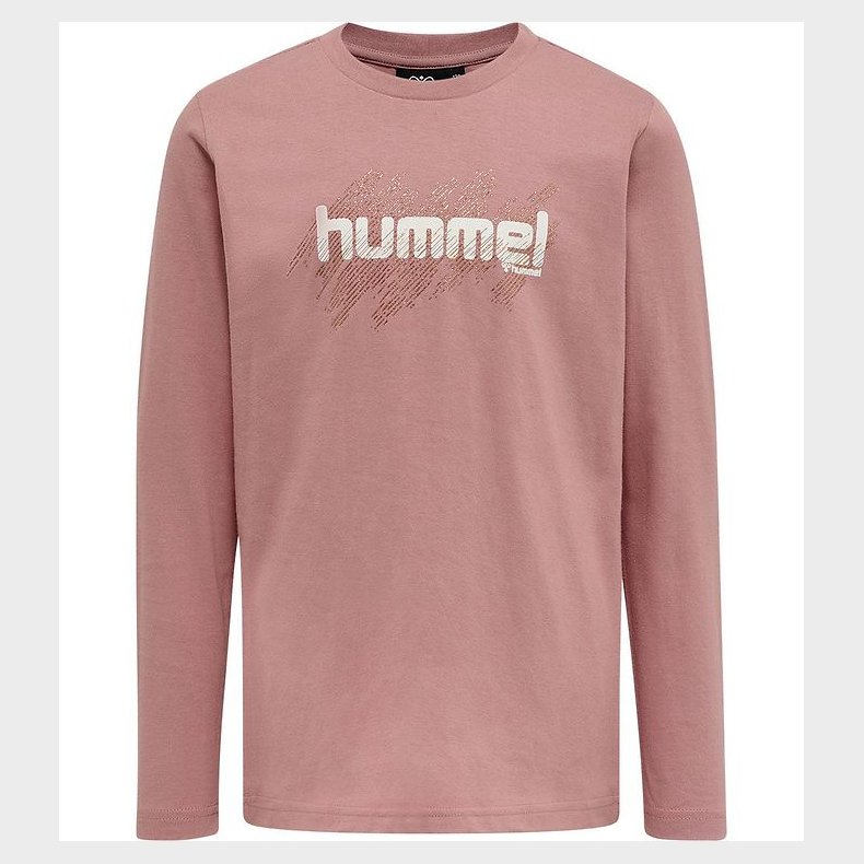 Hummel Bluse - hmlAsta - Wood Rose m. Hvid