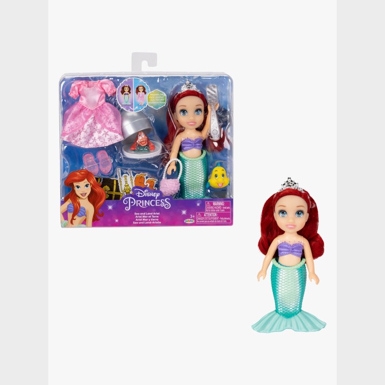 Disney Princess Sea to Land Dukke Ariel 15 cm