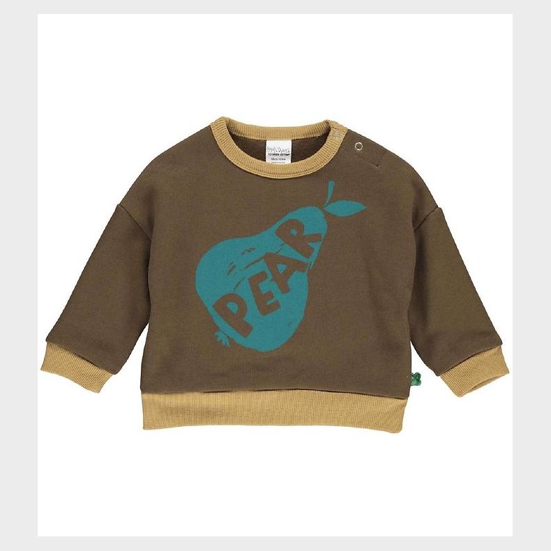 Freds World Sweatshirt - Veggie - Brown Mist m. Print