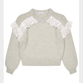 Designers Remix Bluse - Uld - Strik - Carmen - Oatmeal