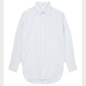 Designers Remix Skjorte - Oversized - Aiden - White/Blue Stripes