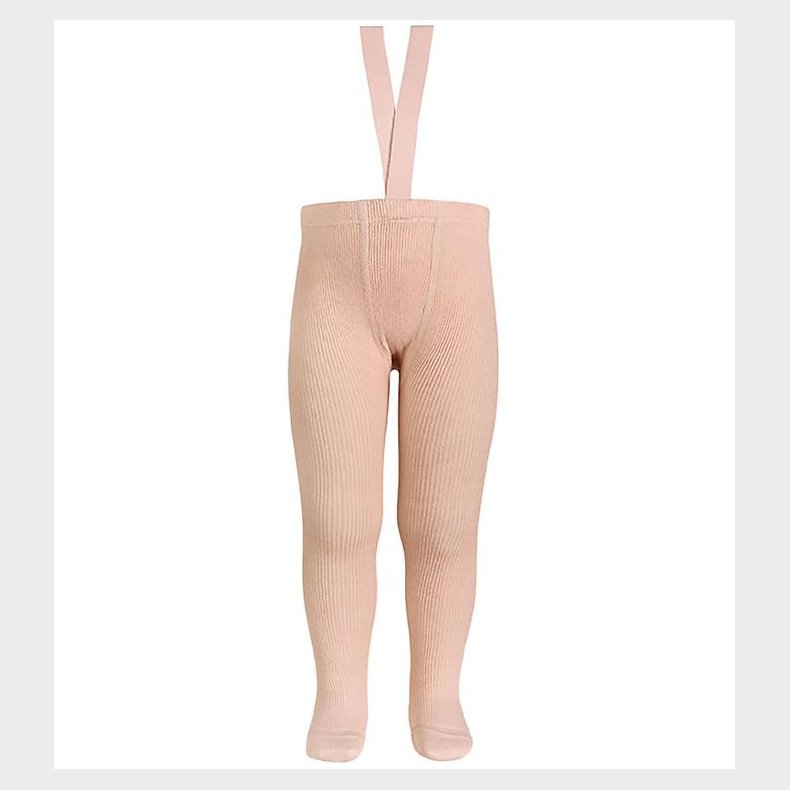 Condor Strmpebukser m. Seler - Uld - Pudderrosa