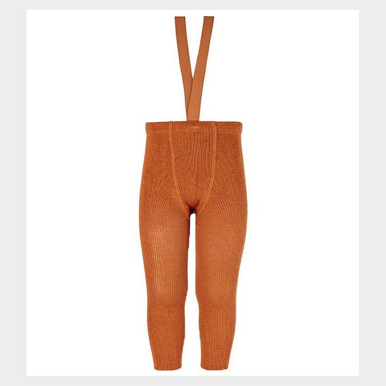 Condor Leggings m. Seler - Uld/Akryl - Okker