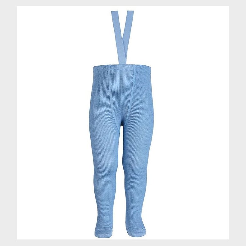 Condor Strmpebukser m. Seler - Uld - Azurbl