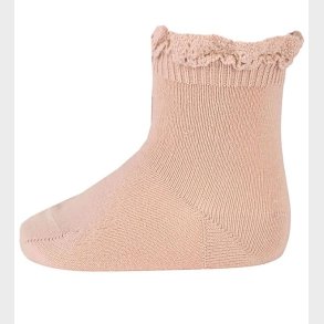 Condor Strmper m. Blondekant - Rosa