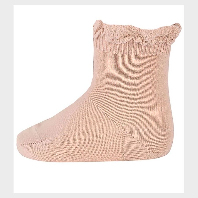 Condor Strmper m. Blondekant - Rosa