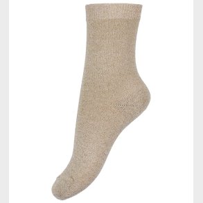 Condor Strmper - Viskose - Beige m. Glimmer