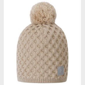 Reima Hue m. Fleece - Uld/Polyester - Nyksund - Light Oak m. Pom