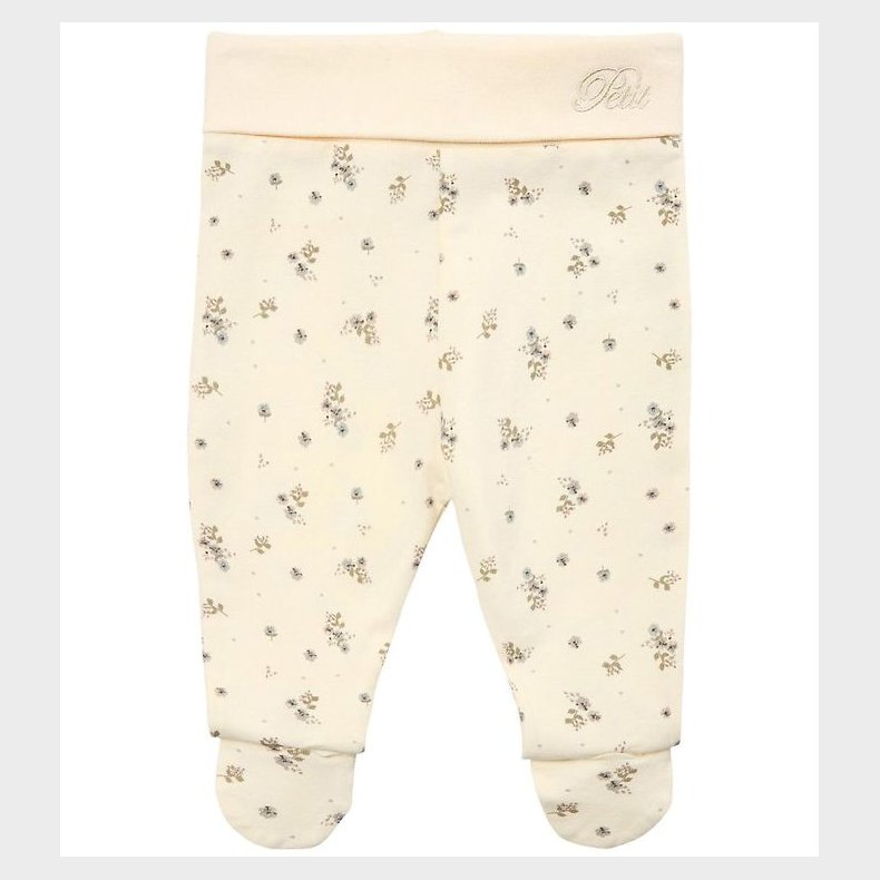 Petit by Sofie Schnoor Bukser m. Fdder - Antique White m. Bloms