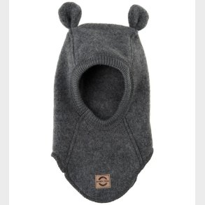 Mikk-Line Elefanthue - Uld - 1-lags - Anthracite Melange m. rer