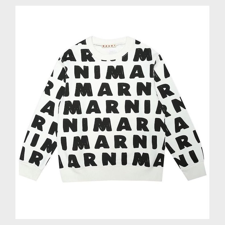Marni Sweatshirt - Hvid m. Sort
